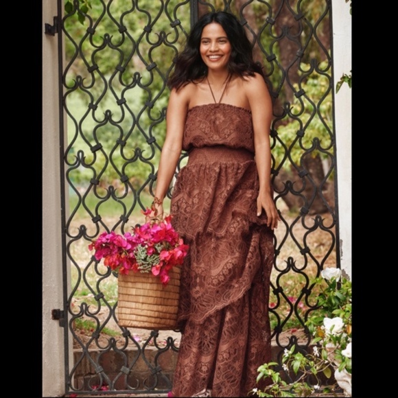 Fashion Blogger Fav. 2 pcs lace crochet set rose - Picture 1 of 8